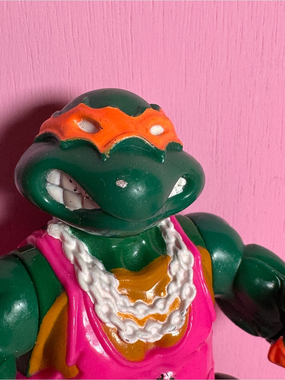 1991 Playmates Toys "Shell Slammin' Mike" action figure TMNT Ninja Turtle - Picture 6 of 11